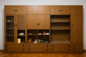 Meblościanka - Regał 4 segmentowy